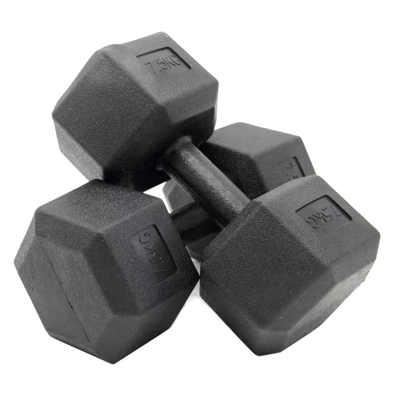 5Kg Hexagonal Dumbbell Dumbbell Household Fitness Equipment