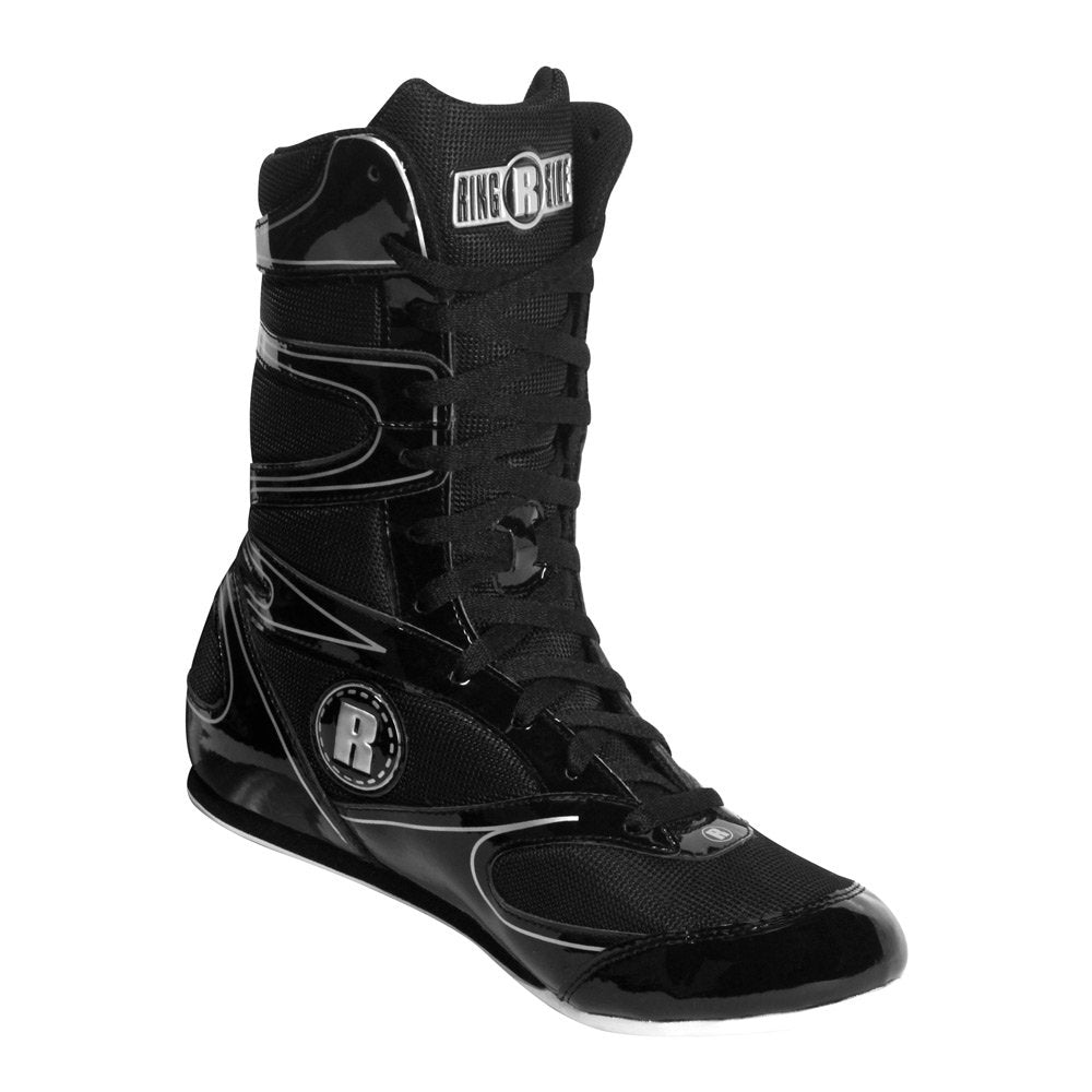 Ringside Undefeated Boxing Shoes, Synthetic Leather Shoes for Men and Women, Lightweight, High-Top Ankle Shoes for Boxing, Workout, Training, and Competition, Available in Different Sizes (2-13)